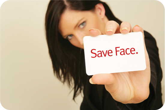 Save face