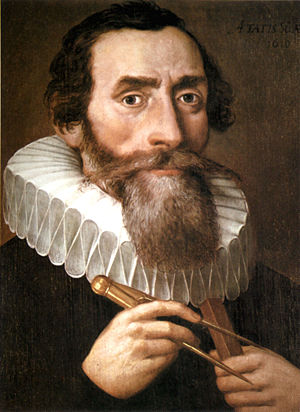 A 1610 portrait of Johannes Kepler by an unkno...