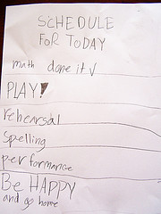 kid to do list, list, Be happy and go home